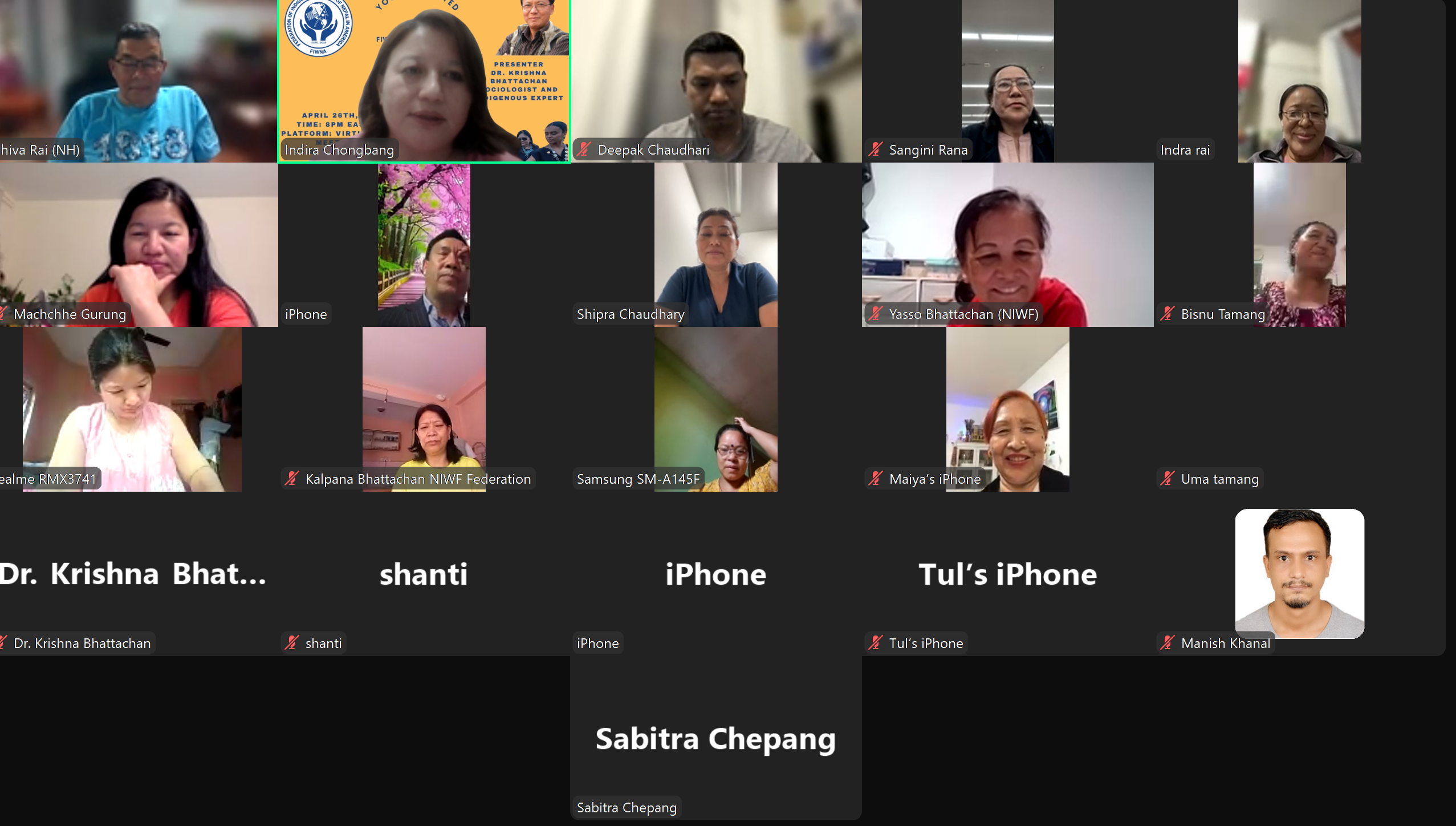 FIWNA Conducts Virtual Interaction Program on Indigenous Rights and ILO Convention Number 169